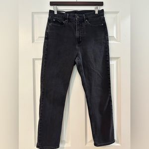 Cigarette high rise jeans size 8 short gap